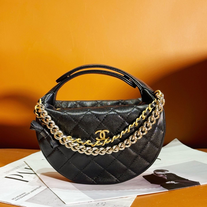 Ch*el top handle bags